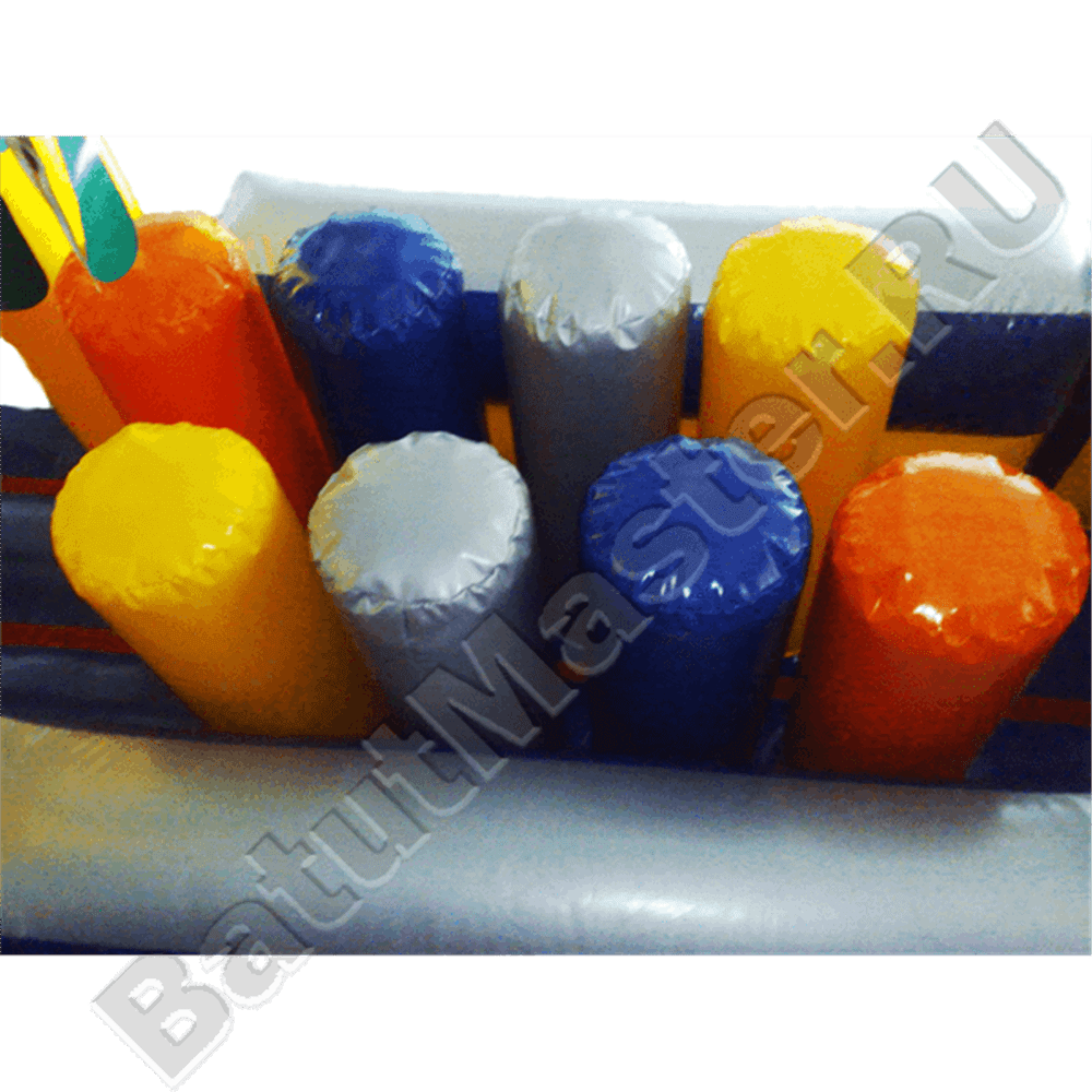 Надувная полоса препятствий "Супер - джунгли"