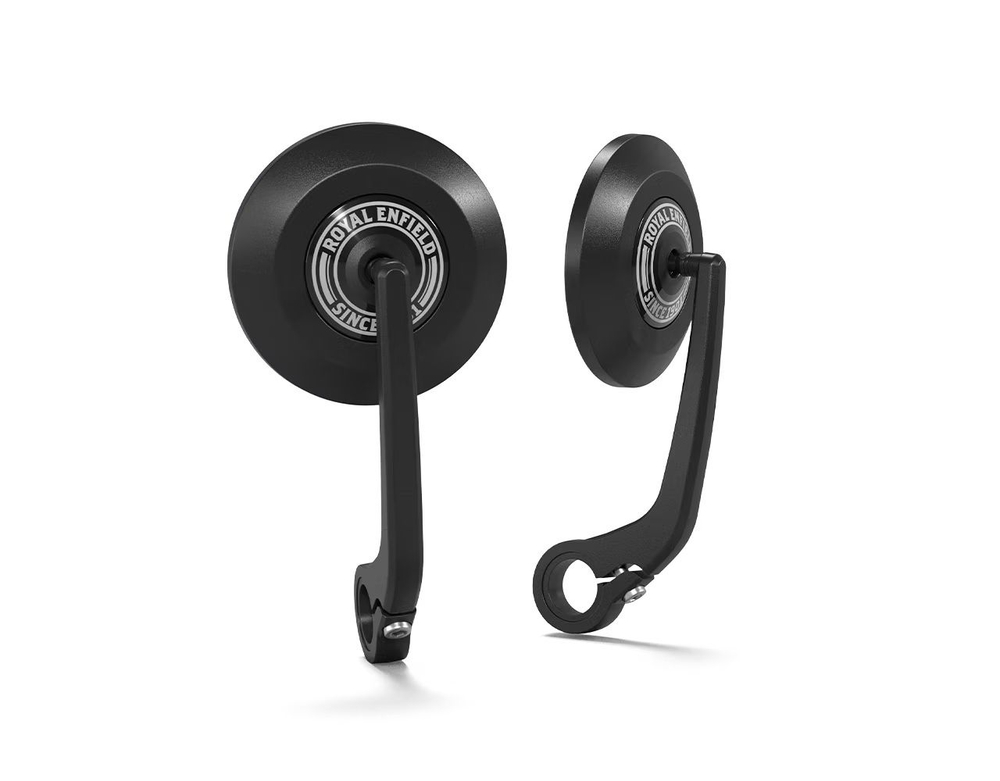 Зеркала заднего вида Royal Enfield Black Round Bar End Mirrors KXA00461