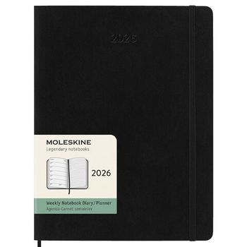 Еженедельник Moleskine Classic Soft WKNT XLarge 190х250 мм 144 стр мягкая обложка (DSB12WN4)
