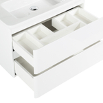 Тумба подвесная с керамической раковиной BelBagno ALBANO-CER-1050-2C-SO-BL