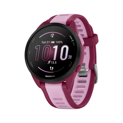Умные часы Garmin Forerunner 165 Music, 43mm, Mist Berry/Lilac (010-02863-33)