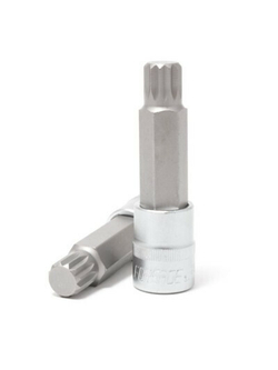 Головка бита SPLINE 12-лучевая M14 1/2''(L-100мм) Forsage F-34810014