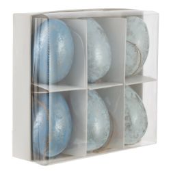 GAEM Набор из 6-ти изделий декоративных подвесных "Яйцо" (4*6,5), L14 W12,5 H4,5 см