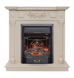 Каминокомплект Real Flame Dacota WT с очагом Majestic Lux Black (без пульта)