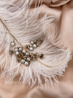 Пуговицы жемчужные в золоте