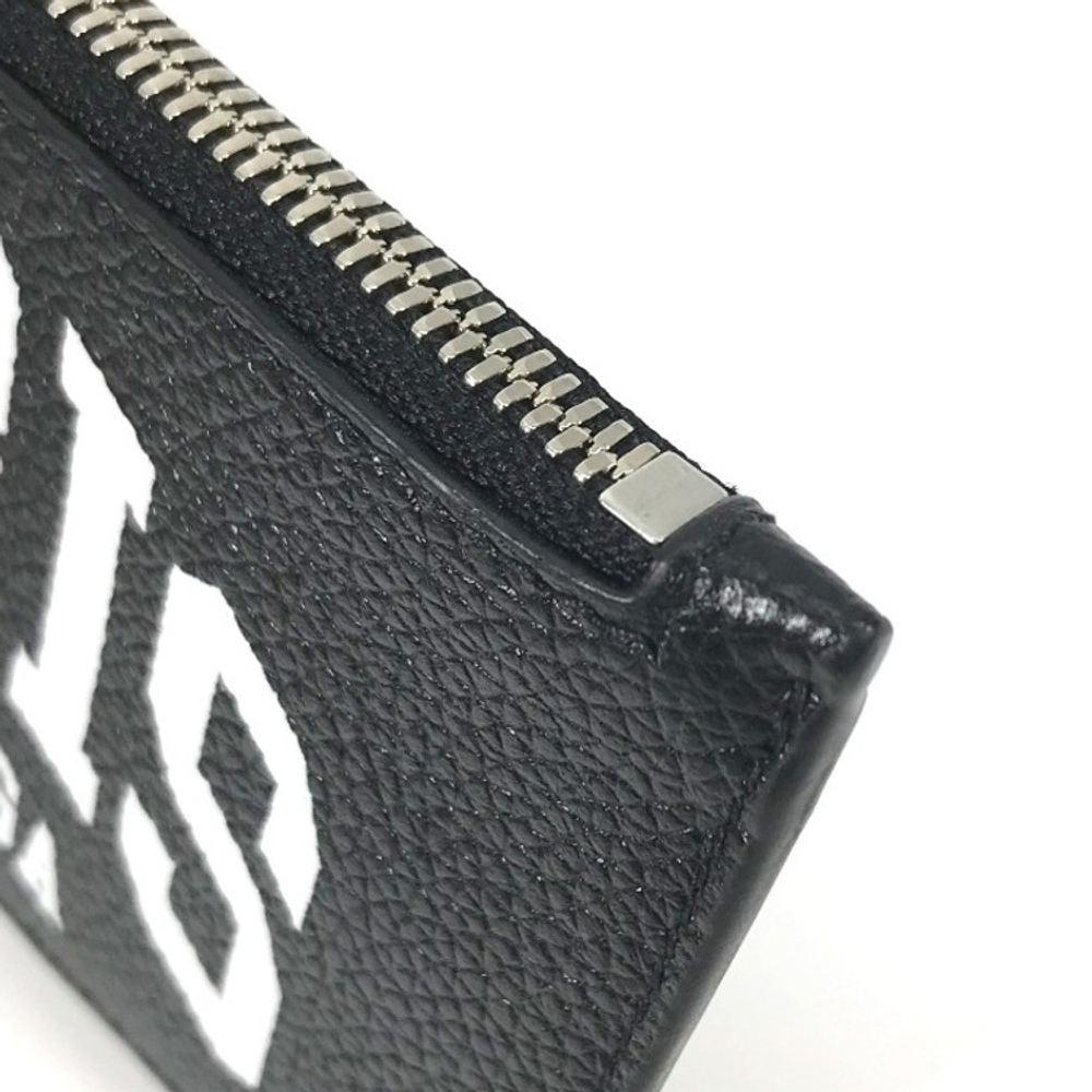 Balenciaga Grained Calfskin Coin Purse, Card Holder Large Men"s Black