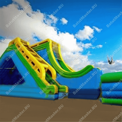 Надувная водная горка «Большой трамплин» 15*8*9 м