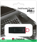 USB Flash-накопитель Kingston DataTraveler Exodia черный/красный (DTX/256GB)