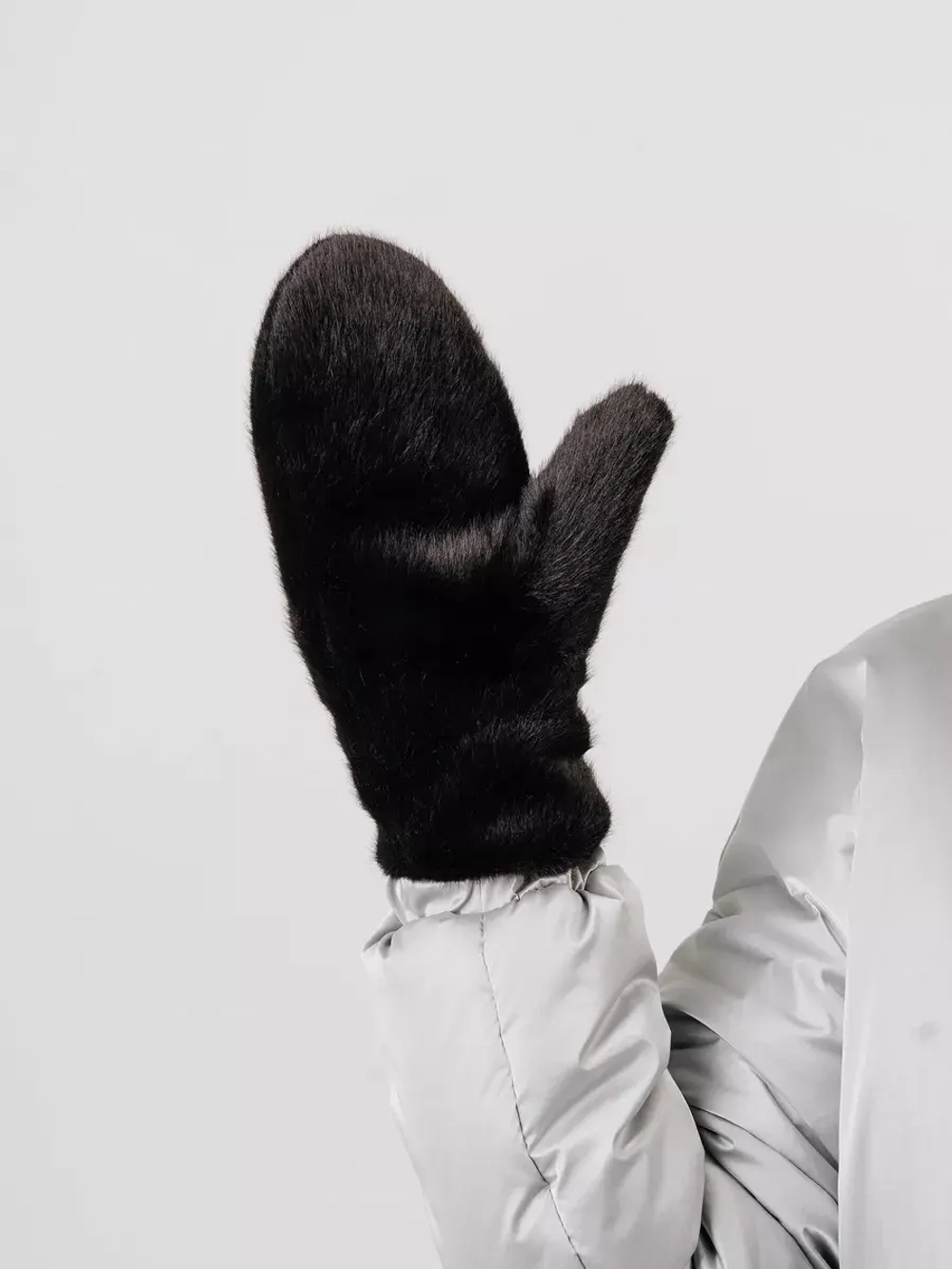 Варежки зимние меховые