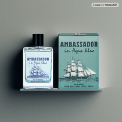 Genty туалетная вода Ambassador in Aqua Blue, 100 мл