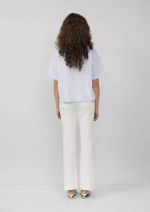 Хлопковая блузка в тонкую полоску | QS x Debi Flug s.Oliver