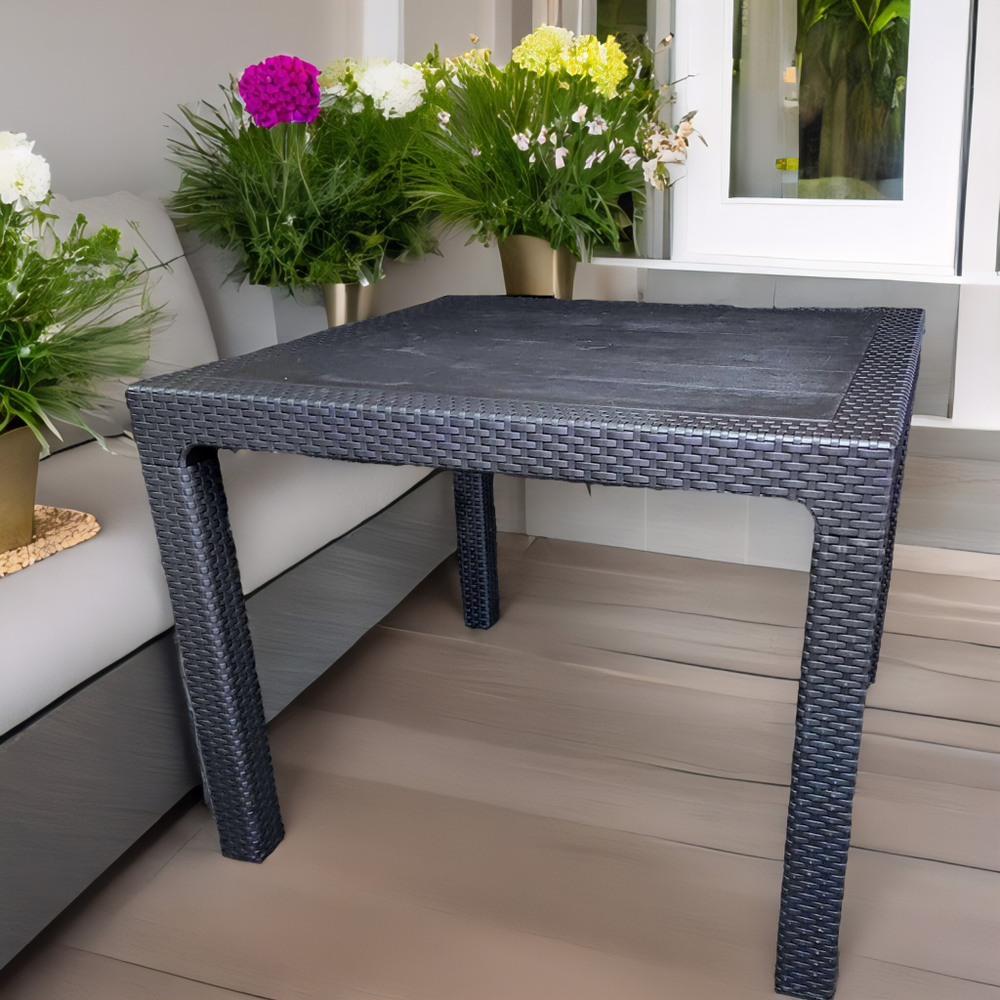 Стол квадратный 95х95 см под ротанг Калифорния «California» арт.80152