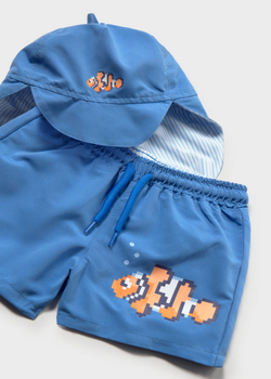 пляжные шорты с панамкой