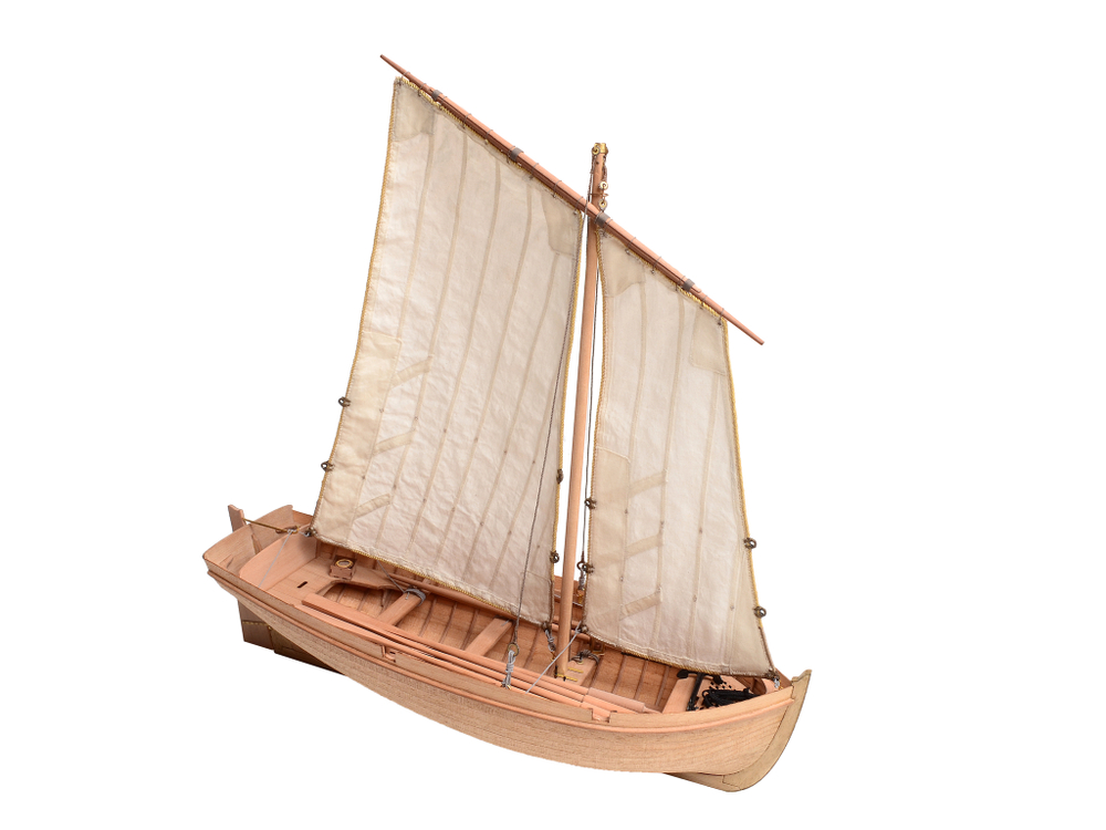 19th Century 4-Oar Yawl 1:24