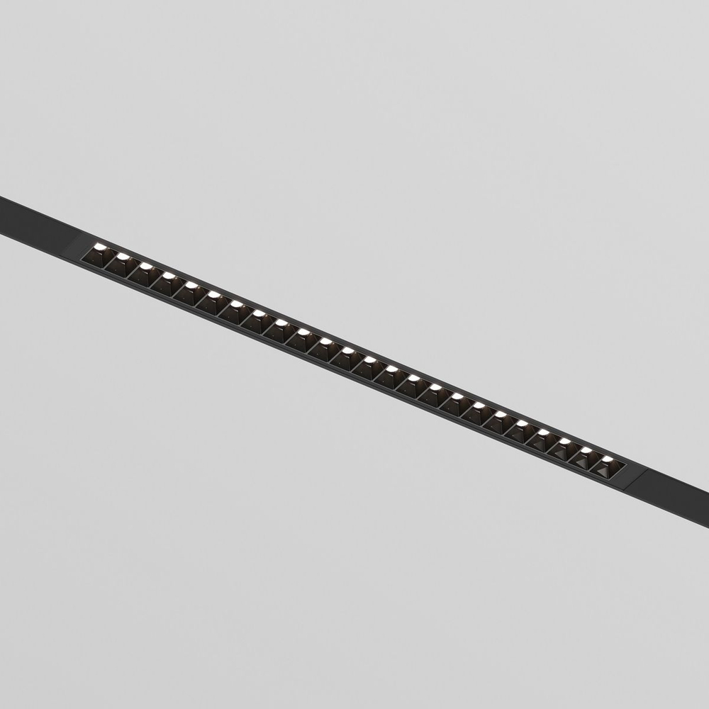 Трековый светодиодный светильник Denkirs Simple Grill DK8102-BK