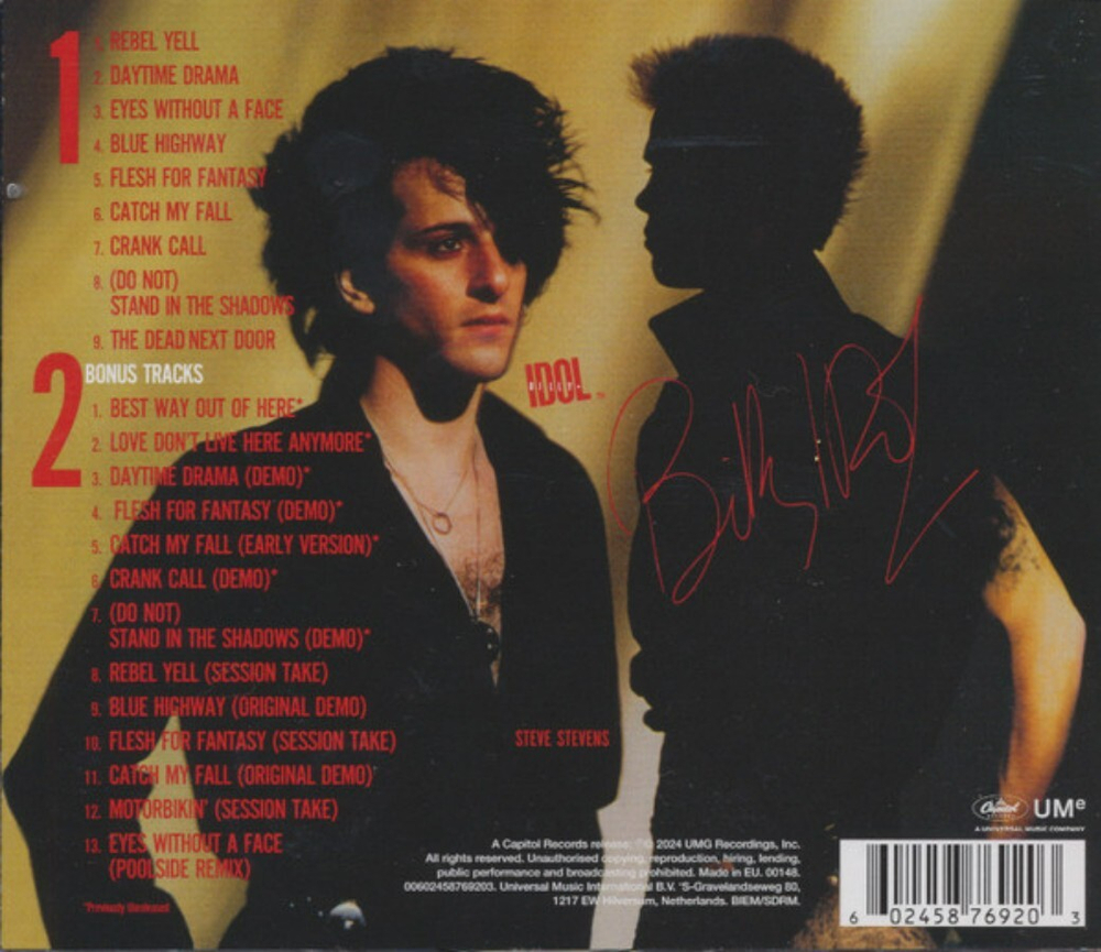 Billy Idol / Rebel Yell (40th Anniversary Deluxe Expanded Edition)(2CD)