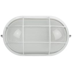 Светильник ЭРА НБП 04-100-002 Акватермо алюминий стекло решетка IP54 E27 max 100Вт 280х160 | Светильники ЖКХ РБ