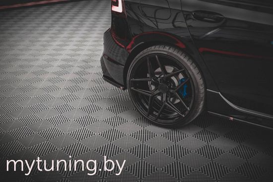 Сплиттеры бампера заднего боковые V.2 для VOLKSWAGEN Golf VIII R (20-...)