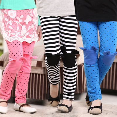 Леггинсы разноцветные с аппликациями