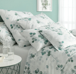 Постельное белье семейное Elegante Eukalyptus org 2248R/4