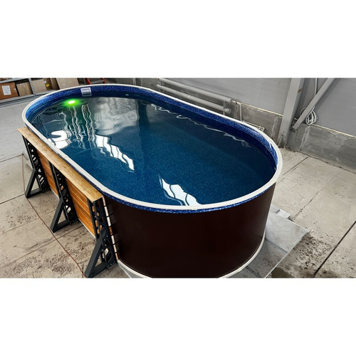 Стойки (Комбо) для каркаса овальных бассейнов шириной 5,0м., платина/ТМ977_500