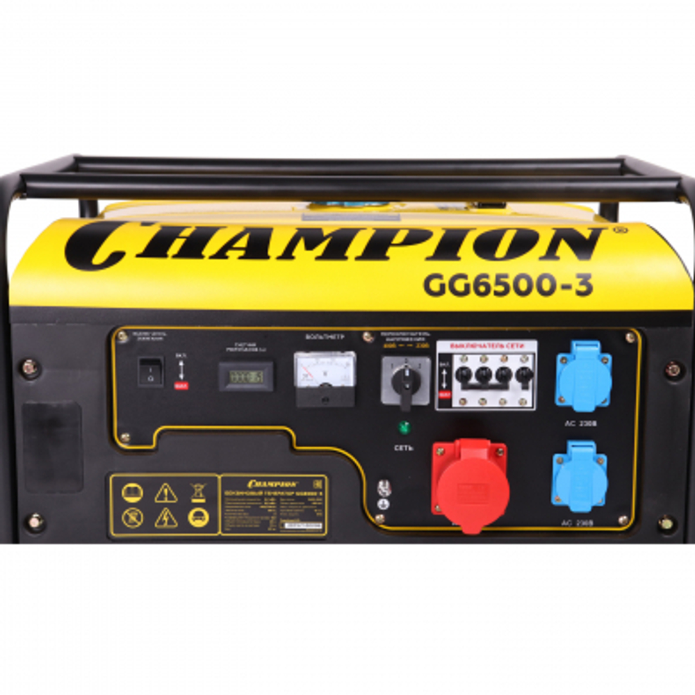 Генератор бензиновый CHAMPION GG6500-3