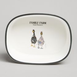 НАБОР ФОРМ НА МЕТАЛ.ПОДСТАВКЕ LEFARD "FAMILY FARM" 2 ШТ. 28,5*16*8,5 CM 500 МЛ