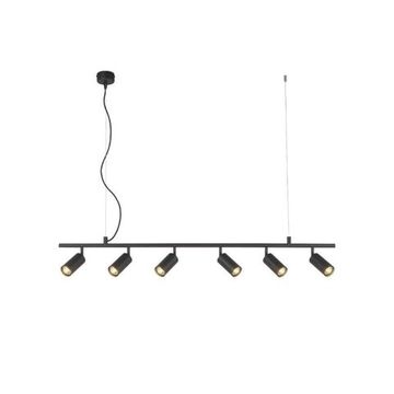 Подвесной светильник CLT 015C6 L1200 BL черный Rivo Crystal Lux