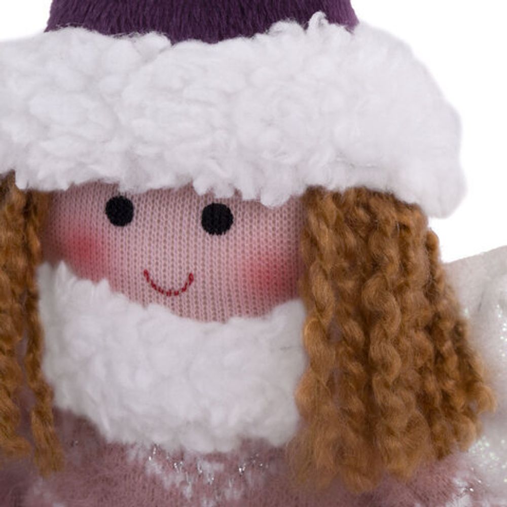 Украшение новогоднее интерьерное 48 см "Фея", полиэстер, нежно-розовый, ЗОЛОТАЯ СКАЗКА, 592523