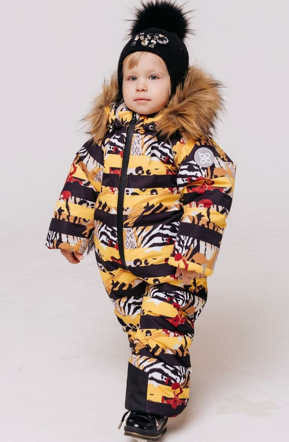 Комбинезон зимний "Бриджит" мультиколор р.104-56 (Batik)