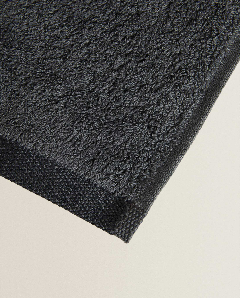 ZARA HOME (НАБОР ИЗ 3 ШТ.) ПОЛОТЕНЦЕ ИЗ ВЫСОКОКАЧЕСТВЕННОГО ХЛОПКА, СЕРЫЙ