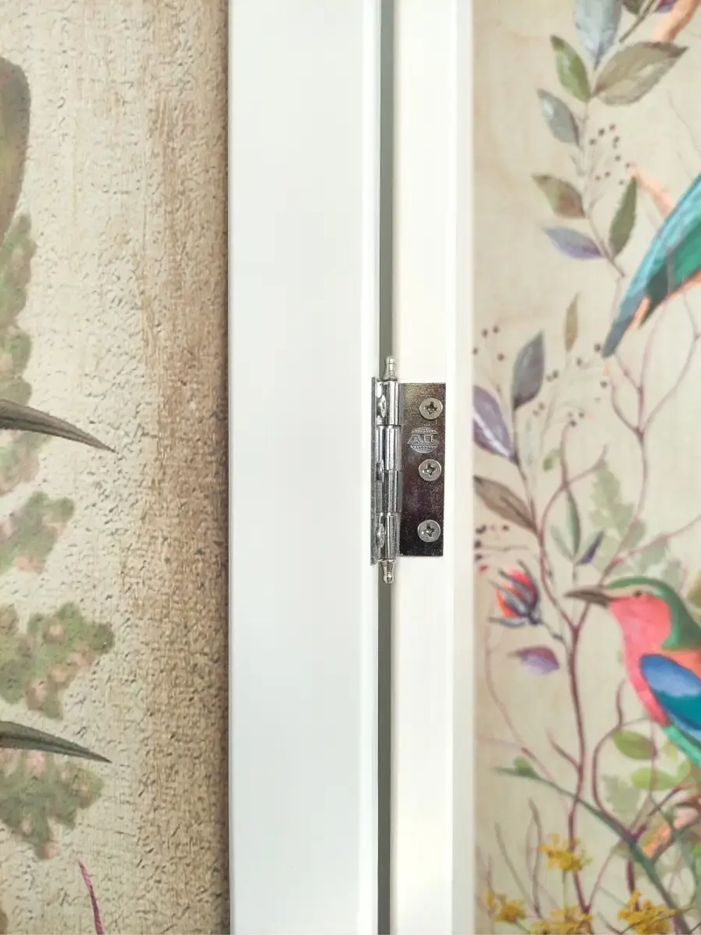 Ширма из массива дерева "Птички" 180см