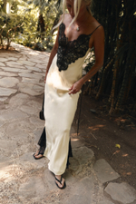 Комбине на бретелях lime