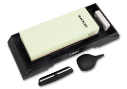 Камень точильный с подставкой Boker 09BO377 Combi Water Stone 1000/6000фотография - 1