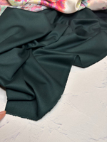 Костюмно-плательная смесовая однотонная поливискоза (64%полиэстер/33%вискоза/3%эластан, Сосна, 148, 285 гр/м2)