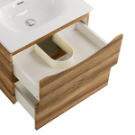 Тумба с раковиной подвесная BelBagno MARINO-CER-MINI-500-2C-SO-RR-P Rovere Rustico, раковина белая BB-8099-3-50