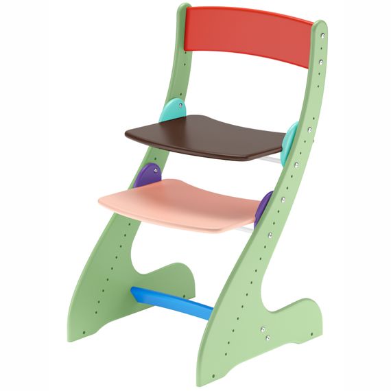 Растущий стул "ПАВЛИН", разноцветный - фото: 1