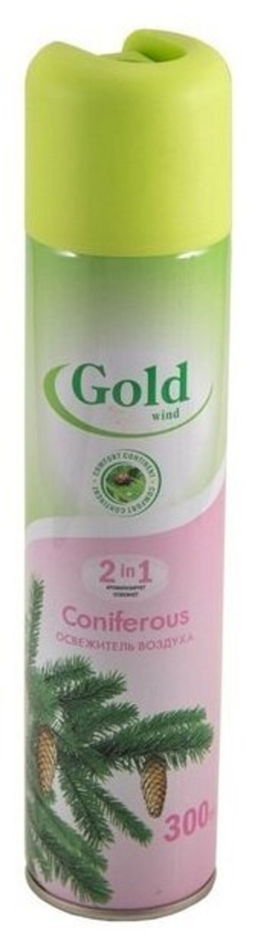 ОСВЕЖИТЕЛЬ ВОЗДУХА GOLD WIND CONIFEROUS 300МЛ