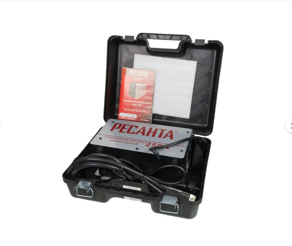 Сварочный аппарат инверторный Ресанта САИ 250 в кейсе