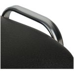 Стул Helmi "Изо" HL-F01, офисный, каркас хром, кожзам, до 90кг, черный