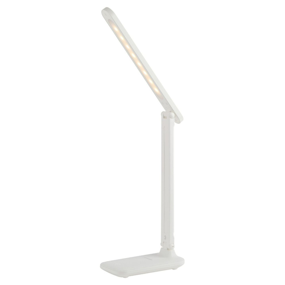 Светильник настольный аккамуляторный, складной, LED, 5 Вт, с USB, белый, Эра, NLED-495-5W-W, Б005147