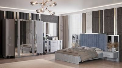 Коллекция “Галакси” серая серебро