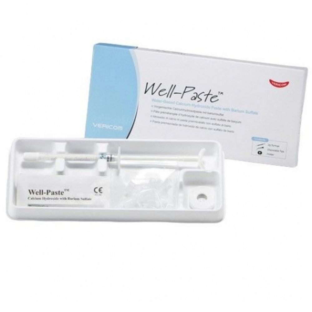 Well-Paste - материал для пломбирования каналов (Гидроксид кальция с сульфатом бария) 2 г