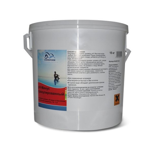 Уменьшитель уровня pH- 15 кг в гранулах Chemoform
