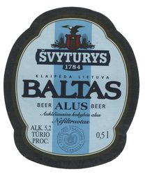 Пиво Svyturys White Baltas Пиво Svyturys White Baltas