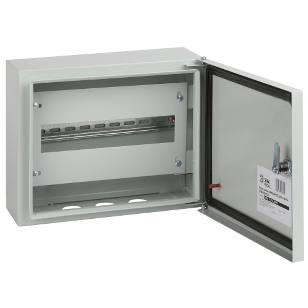 Корпус металлический навесной ЭРА SIMPLE ЩРНг-12 (250х300х120) IP54 У2 серый | Корпуса металлические модульные