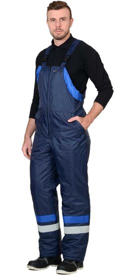 Костюм зимний "Сириус-Орбита" полукомбинезон (синий/василек)