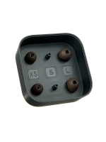Наушники Luazon LN-8, вакуумные, микрофон, чёрно-золотистые
