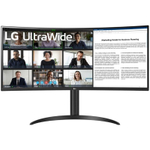 Монитор LG 34" UltraWide 34WR55QK-B VA LED 21:9 WQHD 3440x1440 100Hz, 5мс, черный