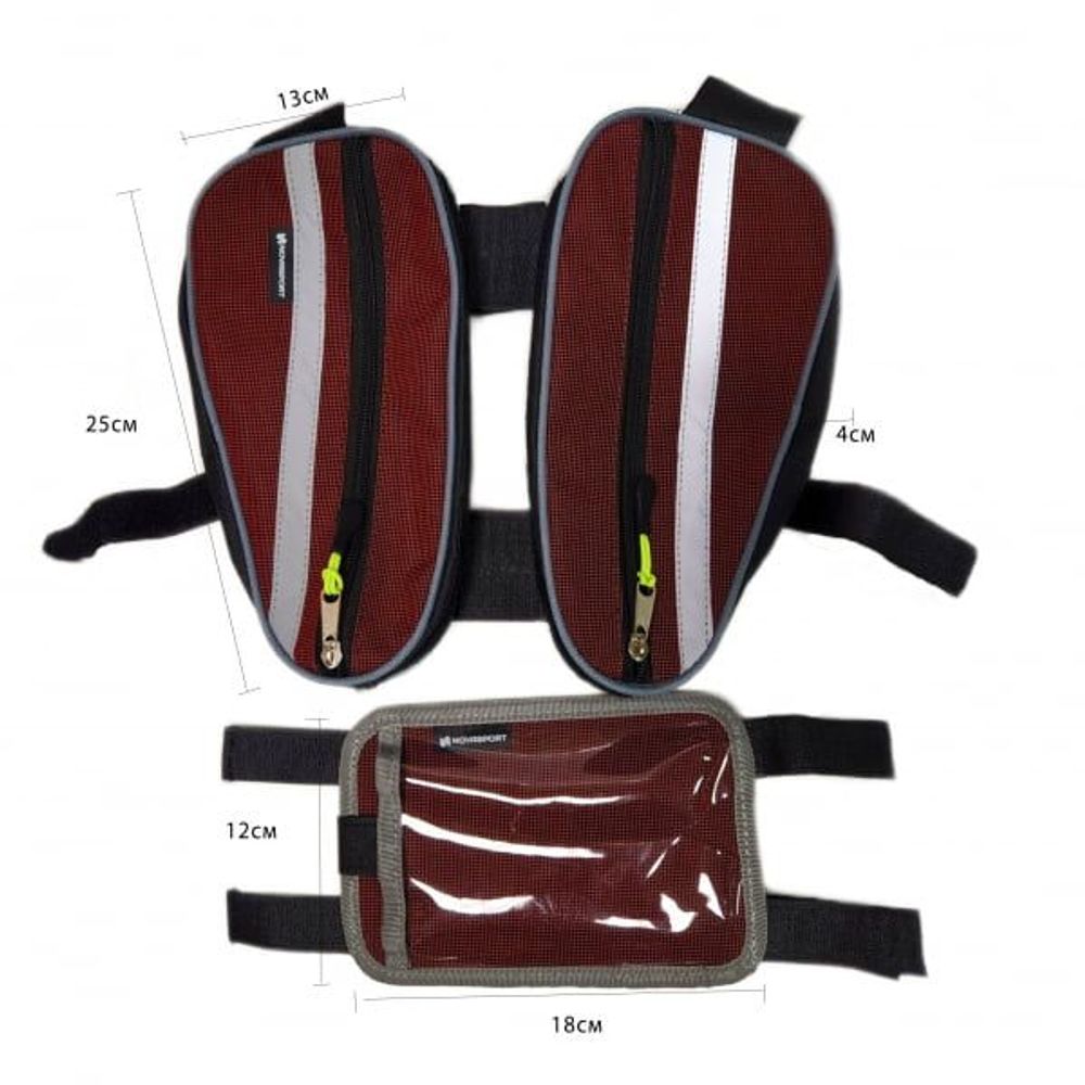 Велосумка на раму Твин NovaSport с чехлом д/телефона ВС 040.025.1.1